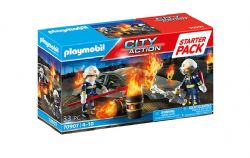 PLAYMOBIL CITY ACTION - STARTER PACK POMPIERS ET INCENDIE #70907